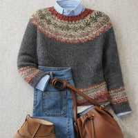 Matilda | Women's Fair Isle Jumper Dress for Autumn