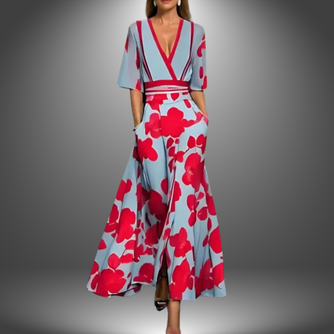 Women’s Floral Mid Length Sleeve w kolorze Różowy