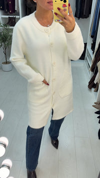 Millie | Women's Fluffy Longline Jumper Dress