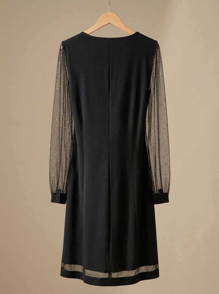 Women's Glitter Mesh Party Dress for Christmas (5)