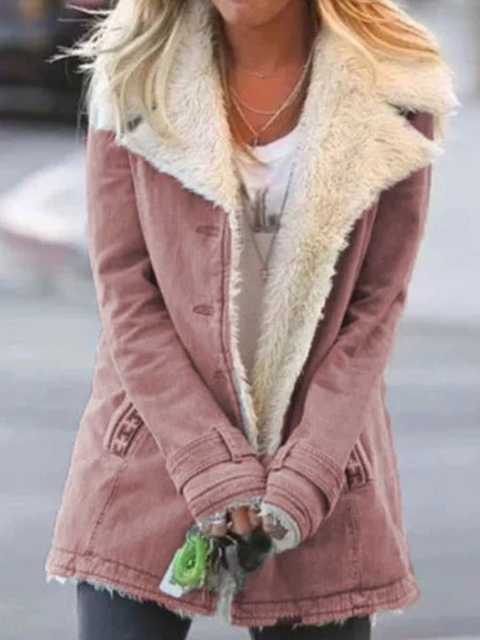 Women's Jacket for Autumn with Functional Comfort in Tiefes Rosa