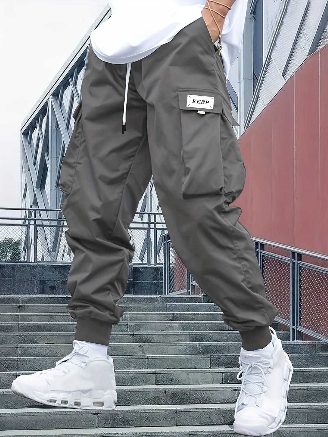 Women's Jeans-Style Cargo Jogger Pants (10)