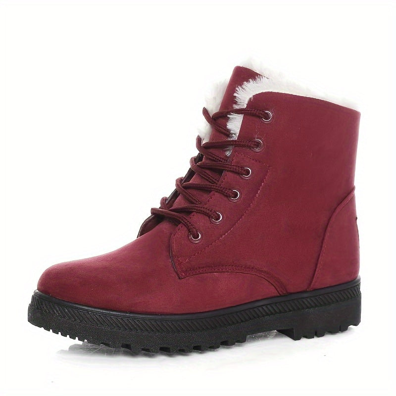 Women's Lace-Up Ankle Boots for Winter (8)