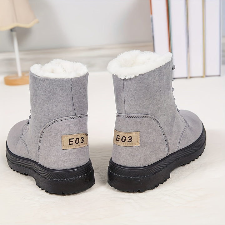 Women's Lace-Up Ankle Boots for Winter (9)