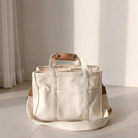 Paulina | Women's Large-Capacity Multi-Pocket Canvas Tote