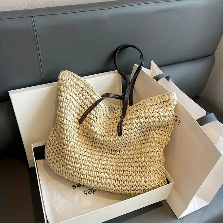 Women's Large Woven Raffia Bohemian (9)