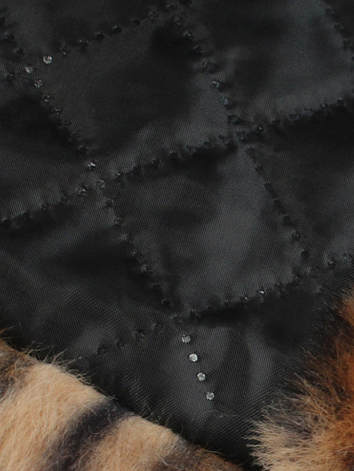 Women's Leopard Faux Fur Winter Coat (6)