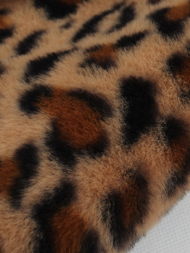 Women's Leopard Faux Fur Winter Coat (7)
