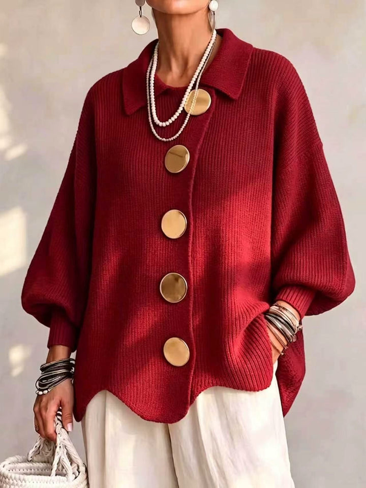 Women's Lightweight Cardigan Over Jumper Dresses in Red (Almost sold out)