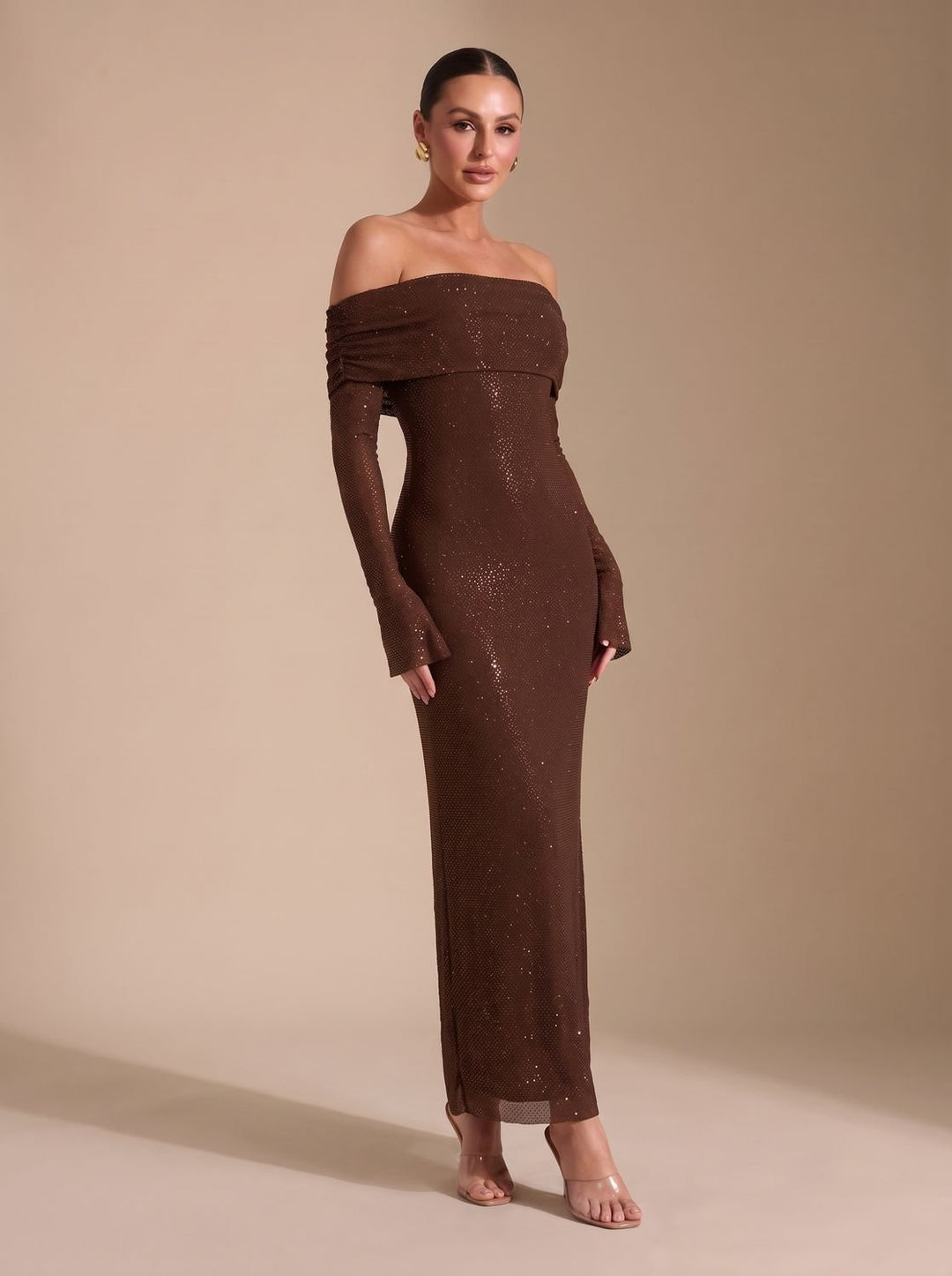 Women's Maxi Sequin Christmas Party Dress (4)