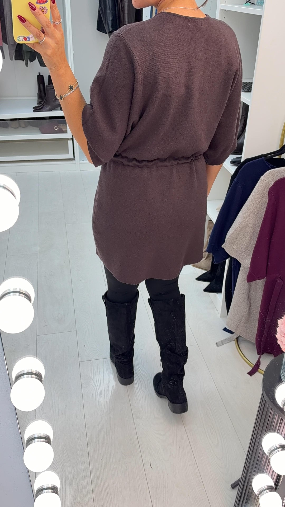 Women's Midi Jumper Dress in Viscose Blend (4)