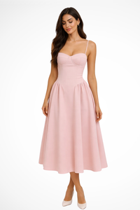 Isabella | Women's Midi Wedding Guest Dress A-Line