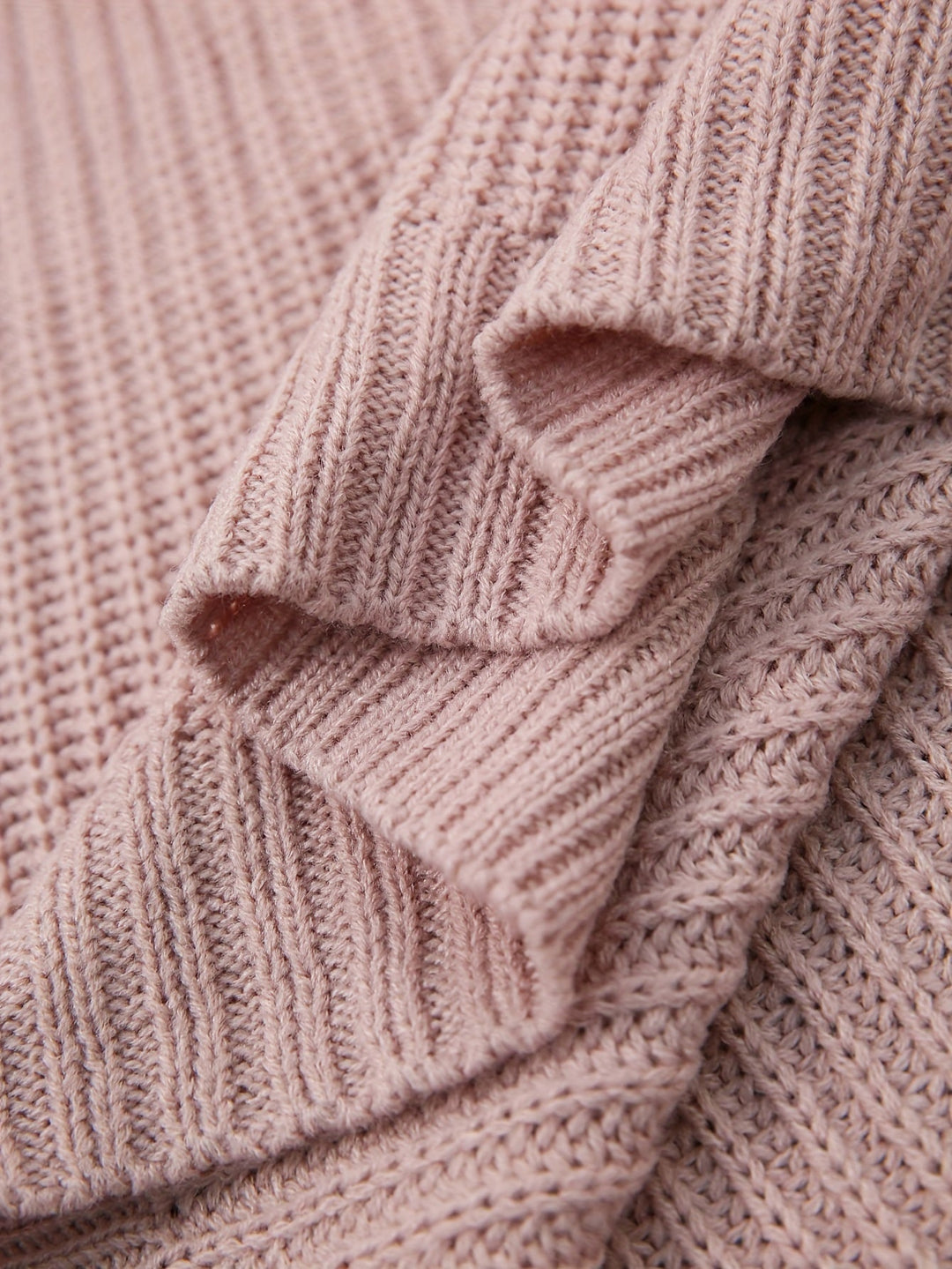 Women's Oversized Knit Jumper Dress for Autumn (10)