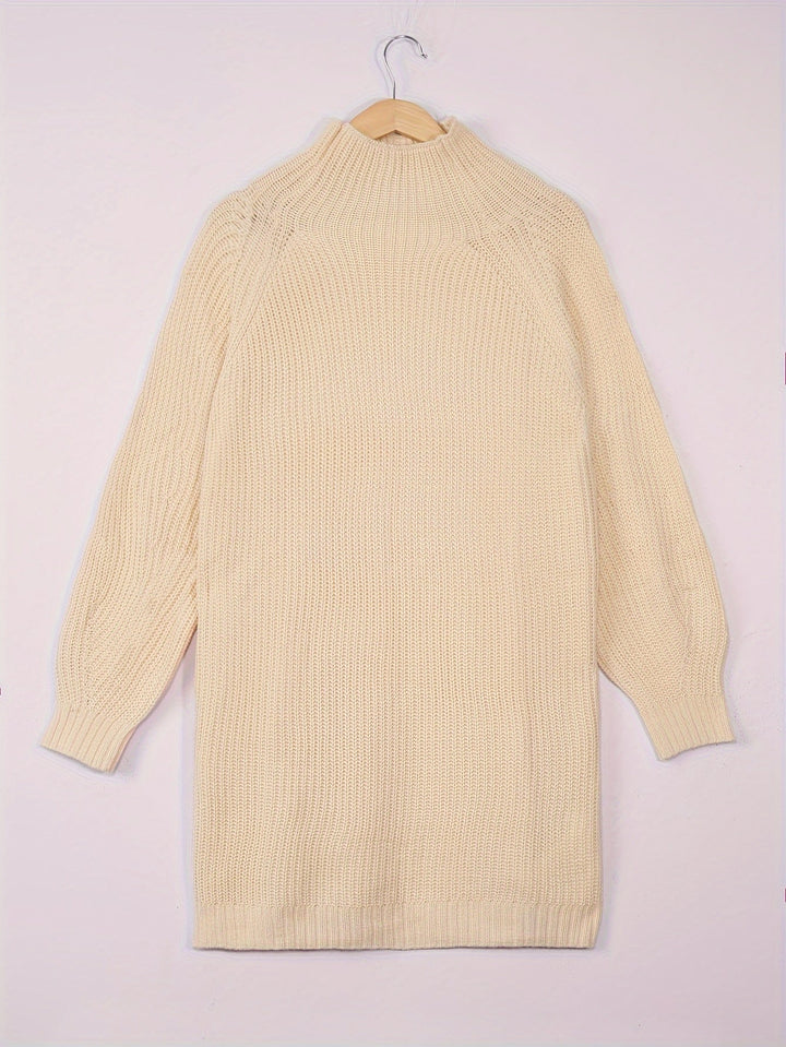 Women's Oversized Knit Jumper Dress for Autumn (13)