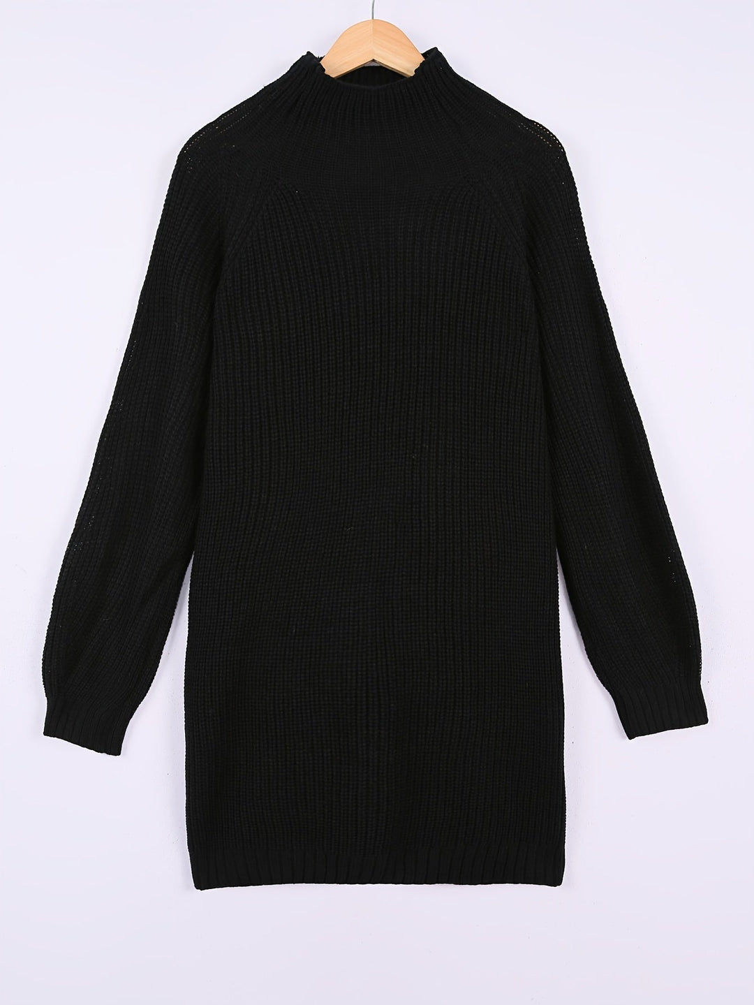 Women's Oversized Knit Jumper Dress for Autumn (3)