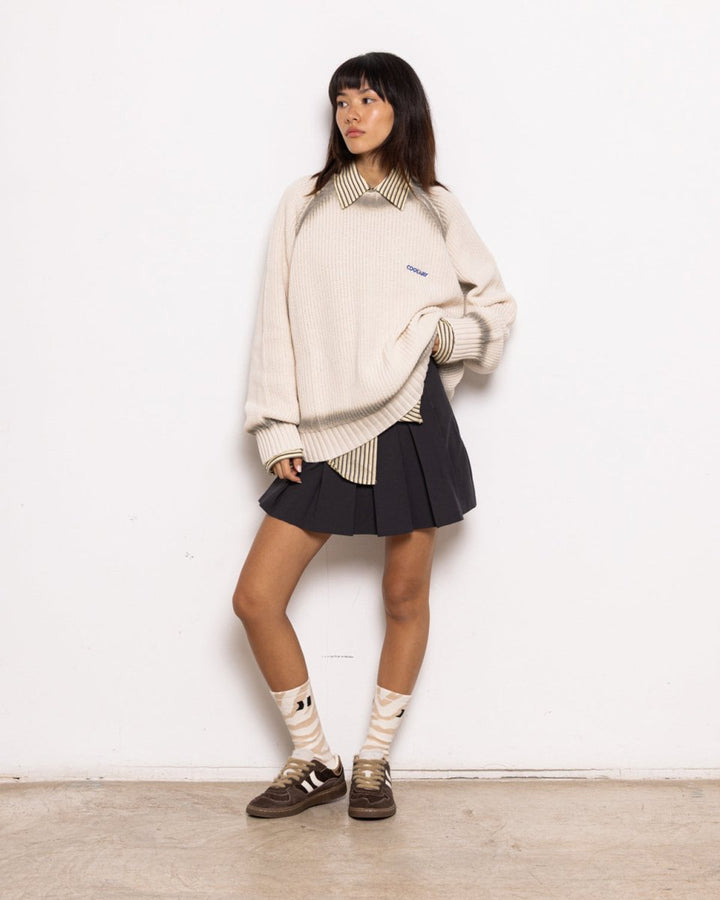 Women's Oversized Knit Jumper Dress for Christmas (2)