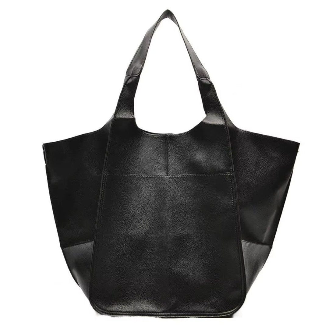 Women's Oversized Vegan Leather Magnetic-Closure (15)
