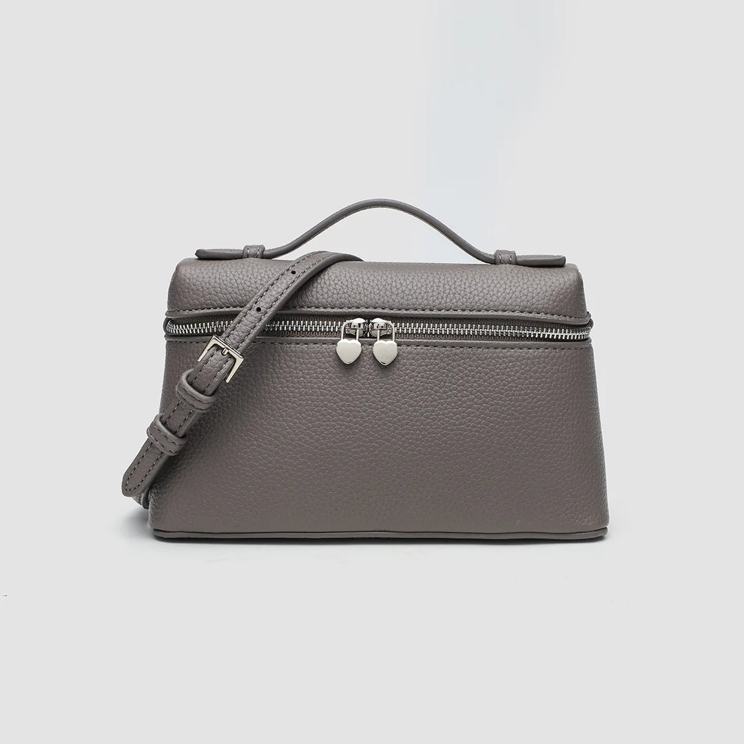 Women's Premium Vegan Leather Tote Bag in Grey