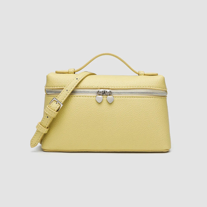 Women's Premium Vegan Leather Tote Bag in Yellow