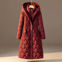 Mia | Women's Puffer Jacket with Hood for Winter