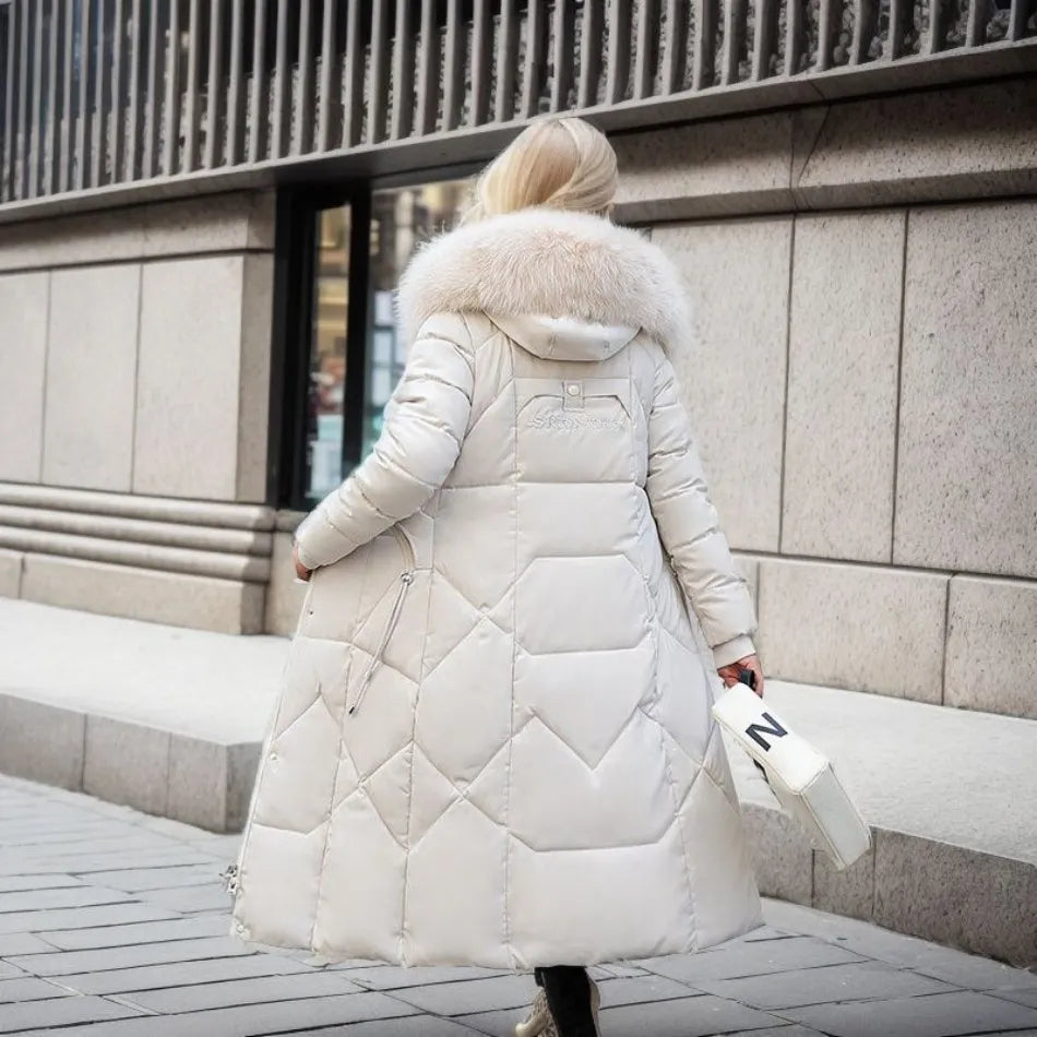 Women's Quilted Puffer Winter Coat (6)