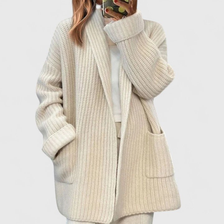 Women's Relaxed Knit Cardigan for Layering (4)