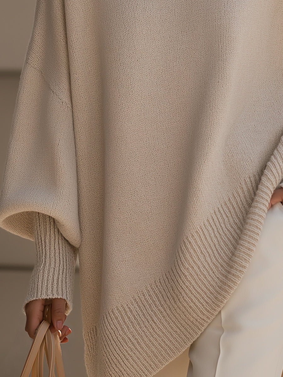 Women's Relaxed Wool Blend Jumper for Casual Layering (3)