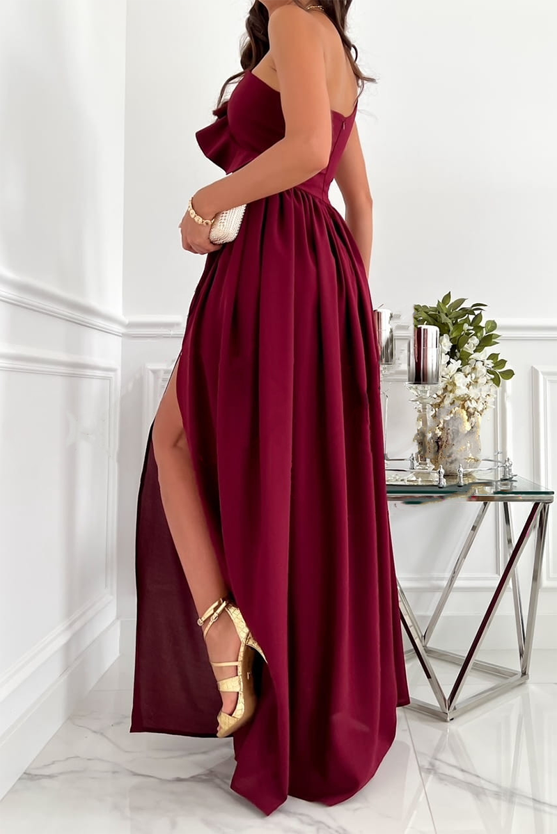 Women's Ruffle Maxi Dress for Christmas Parties (7)