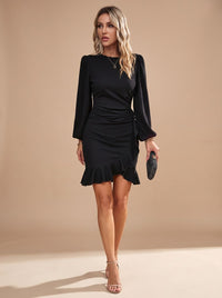 Amber | Women's Sequin Party Dress with Long Sleeves