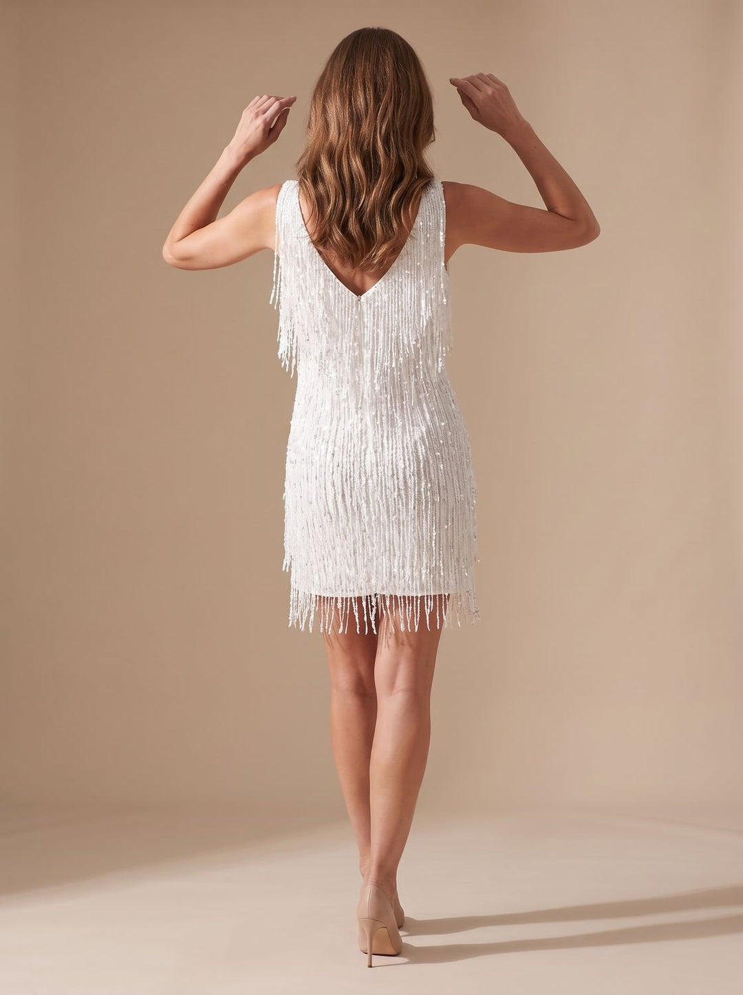Women's Shimmering Mini Christmas Party Dress (7)