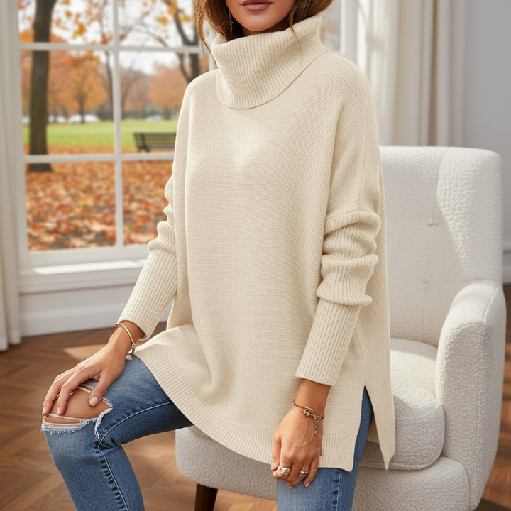 Women's Side-slit Jumper Dress for Winter (10)