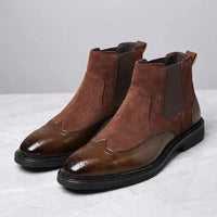 Matilda | Women's Slip-On Knee High Boots in Suede