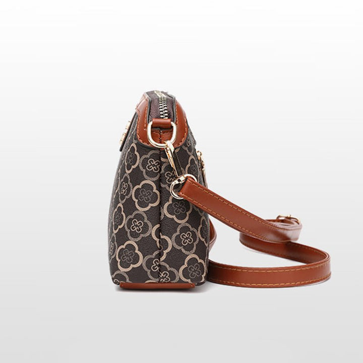 Women's Soft Leather Floral Tote Bag (8)