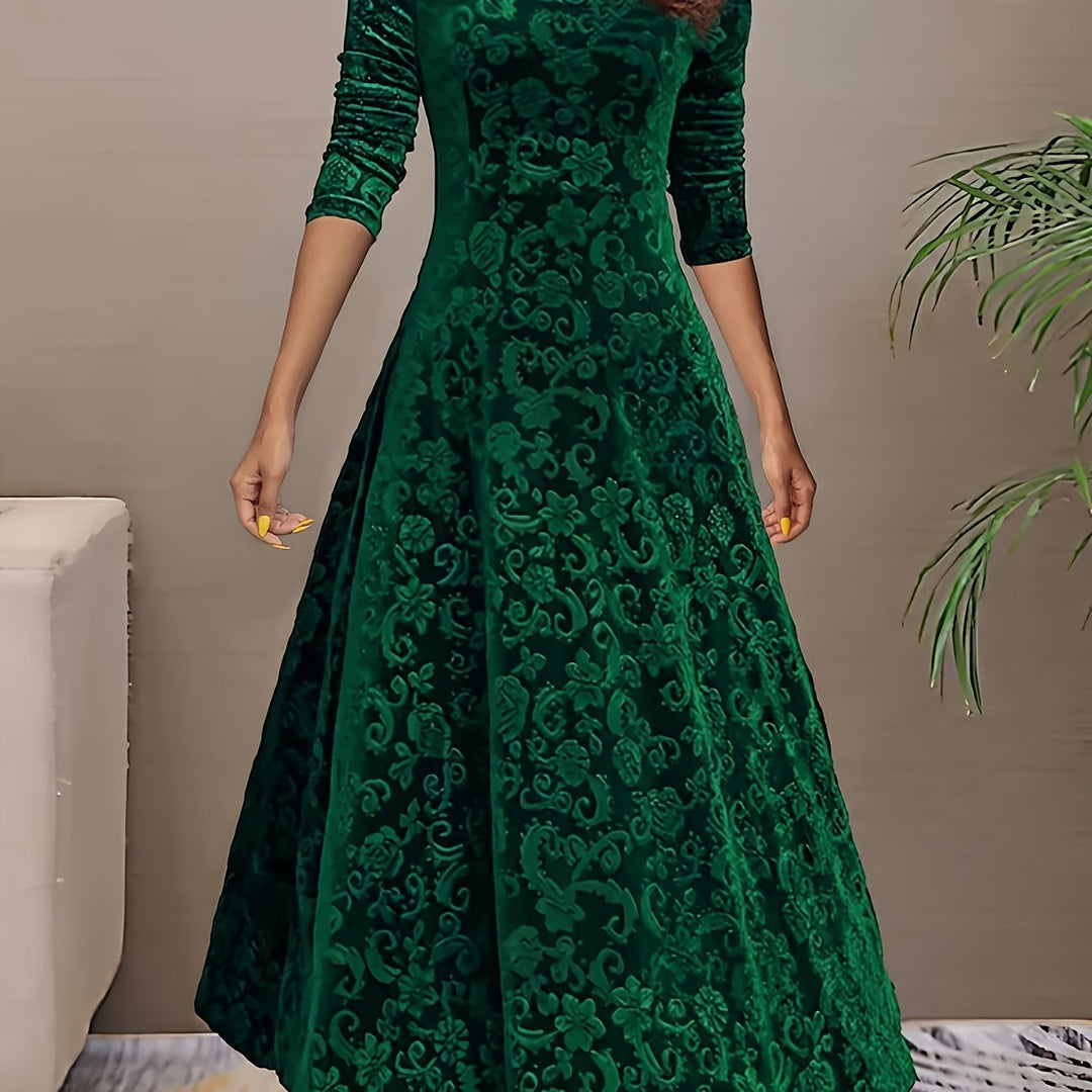 Women's Soft Midi Dress for Evening Wear (11)