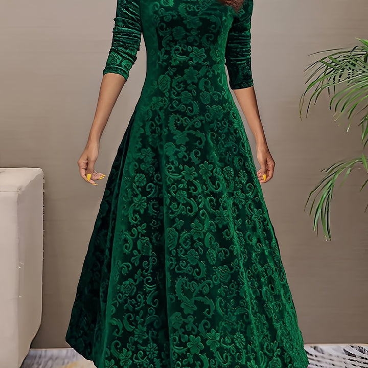 Women's Soft Midi Dress for Evening Wear (11)