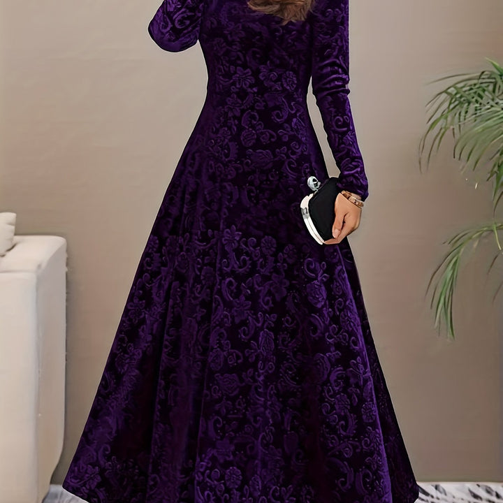 Women's Soft Midi Dress for Evening Wear (12)