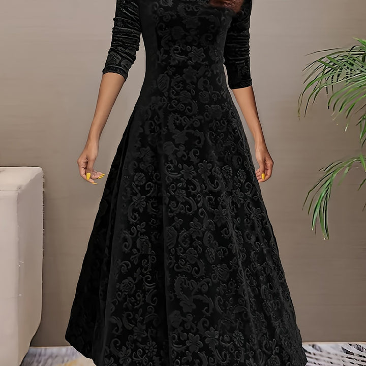 Women's Soft Midi Dress for Evening Wear (13)