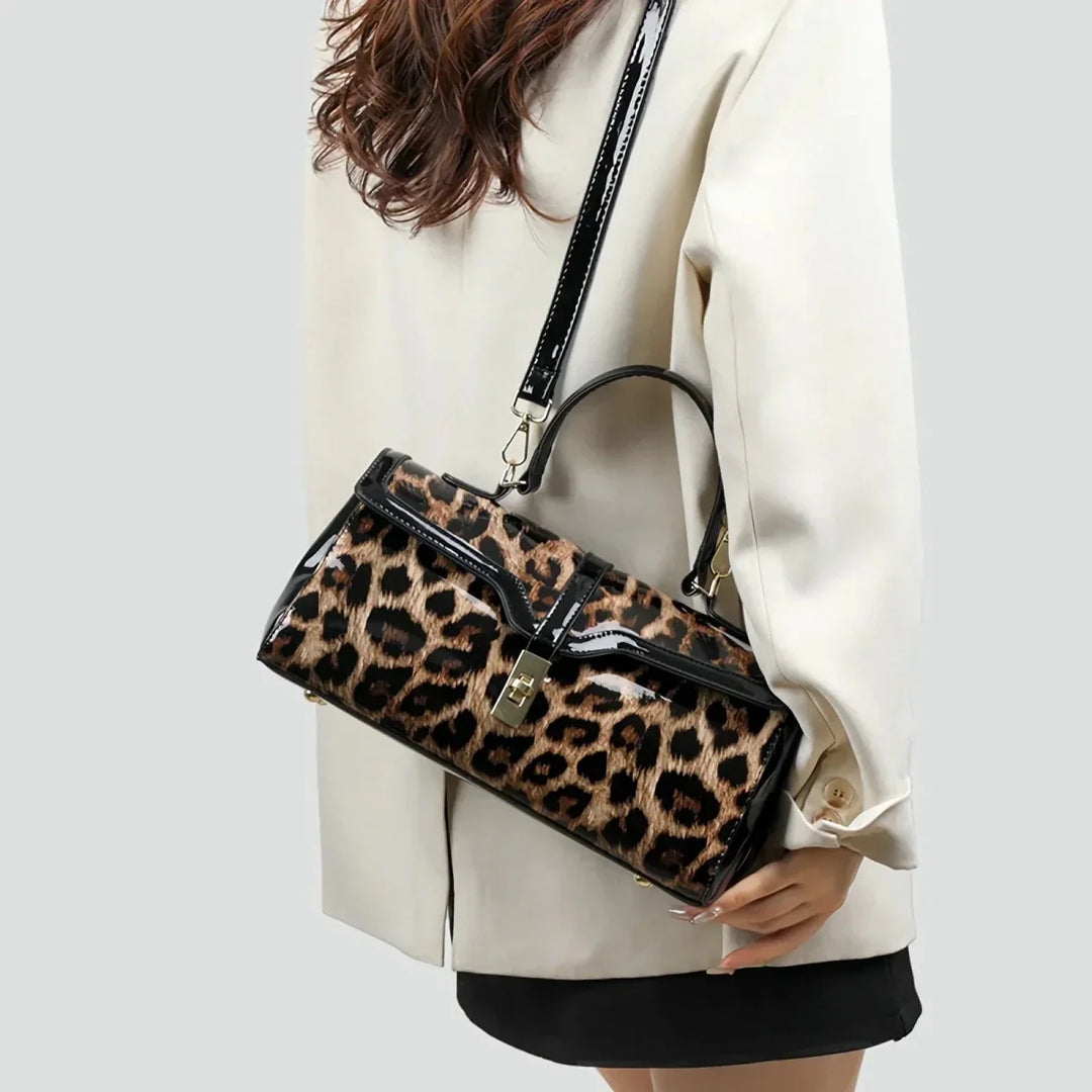 Women's Sophisticated Patent Leather Tote Bag (3)