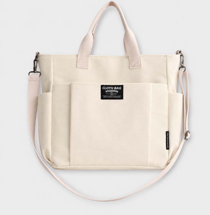 Women's Spacious Refined Everyday Tote Bag in White