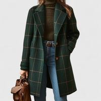 Sienna | Women's Structured Checkered Jacket for Autumn