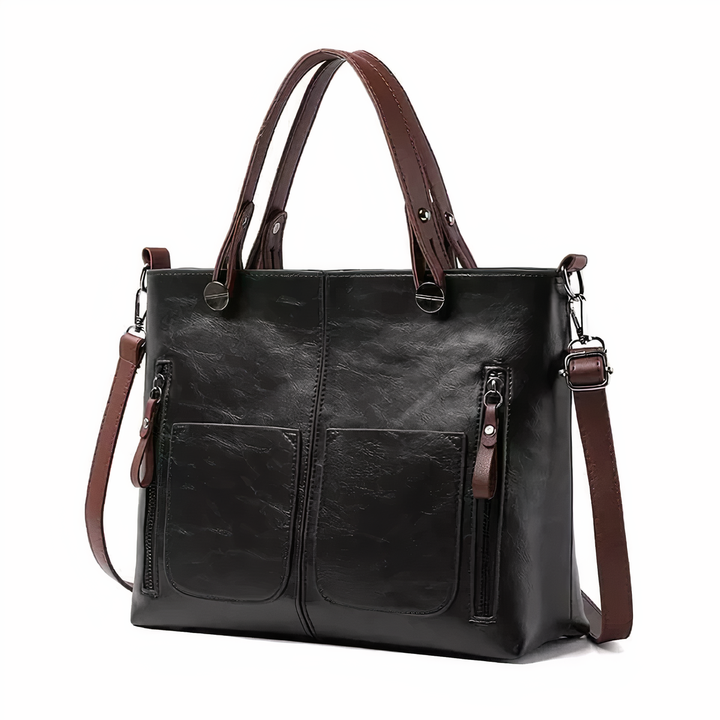 Women's Structured Crossbody Bag with Pockets (5)