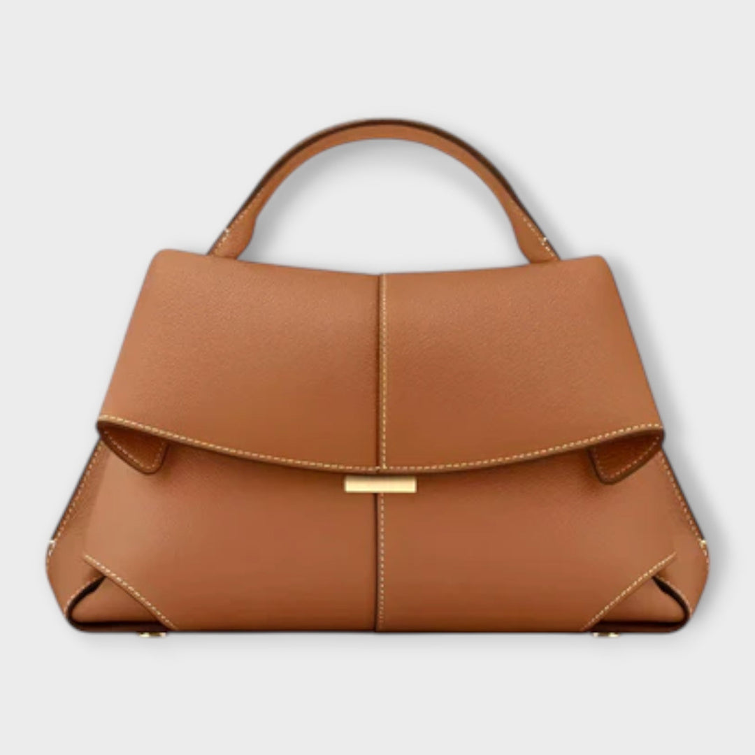 Women's Structured Tote Bag for Everyday Use in Brown
