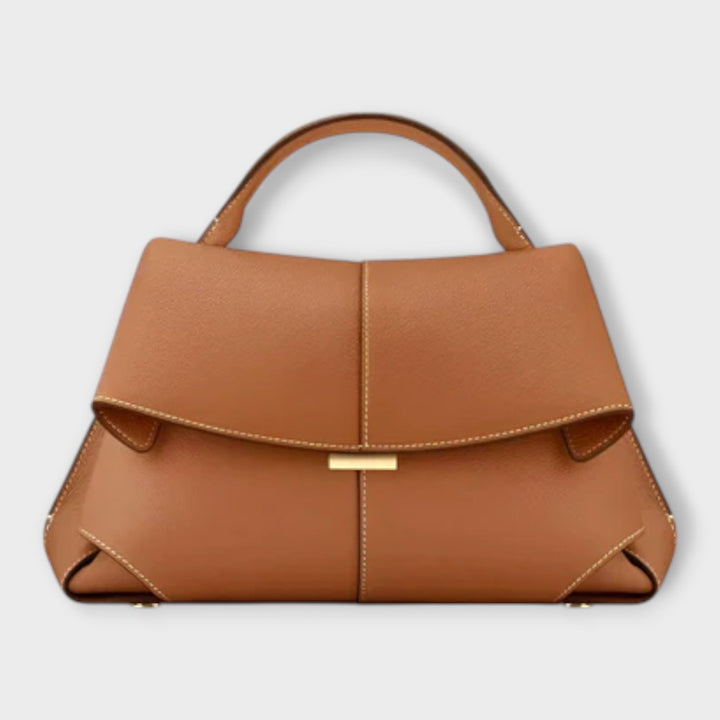 Women's Structured Tote Bag for Everyday Use in Brown