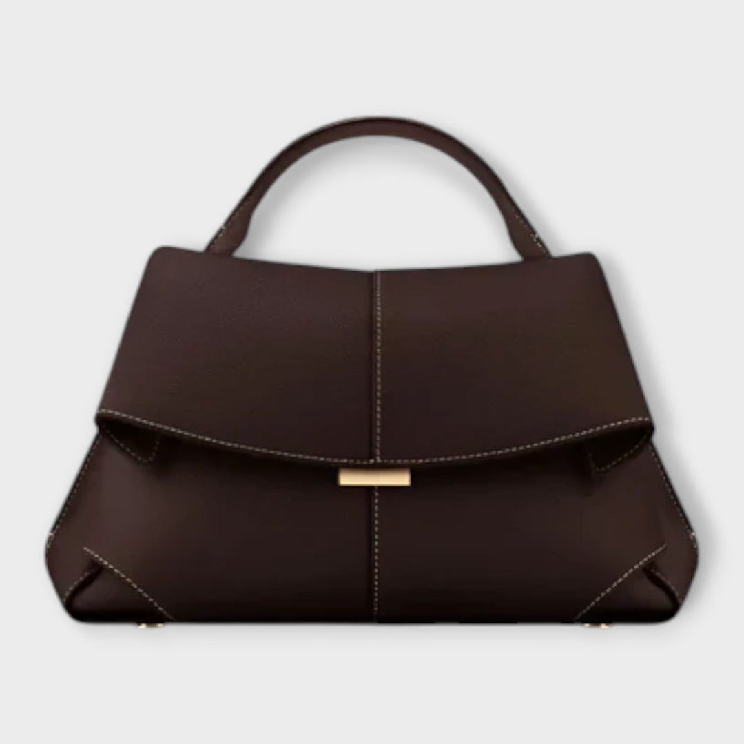 Women's Structured Tote Bag for Everyday Use in Burgundy