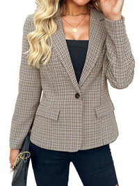 Sophia | Women's Tailored Lapel Blazer with Long Sleeves