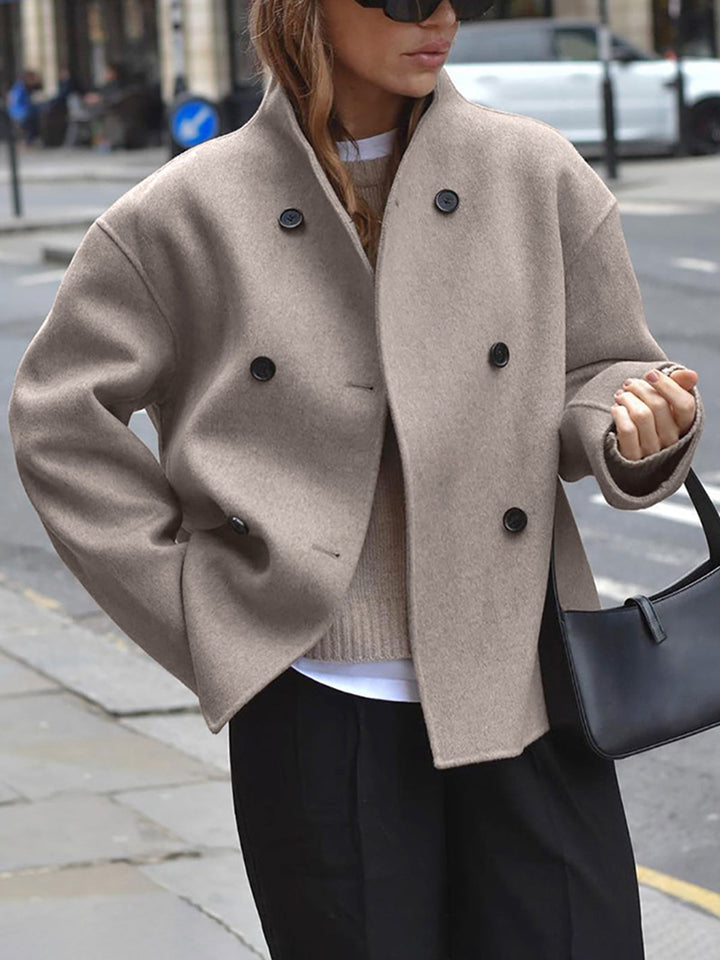 Women's Trench Coat for Autumn Layering in Brown