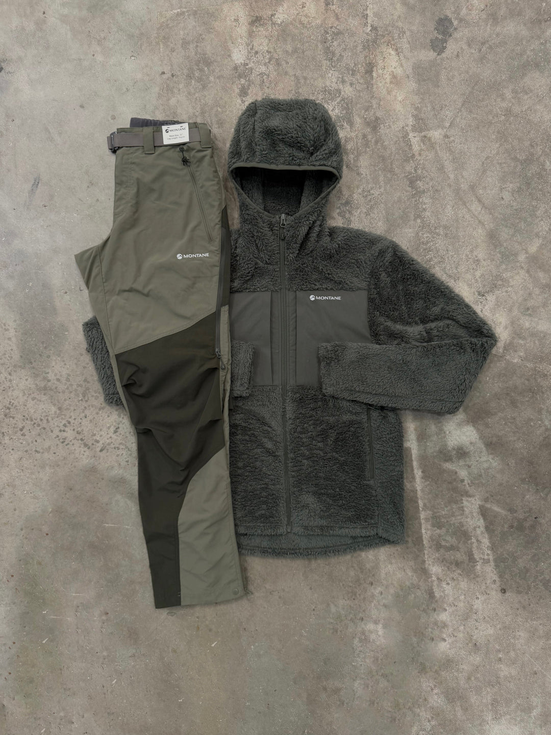 Women's Trench Coat Outdoor Jacket & Pant Set