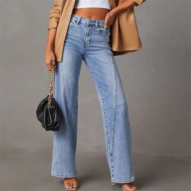 Women's Versatile Bootcut Jeans Casual Style