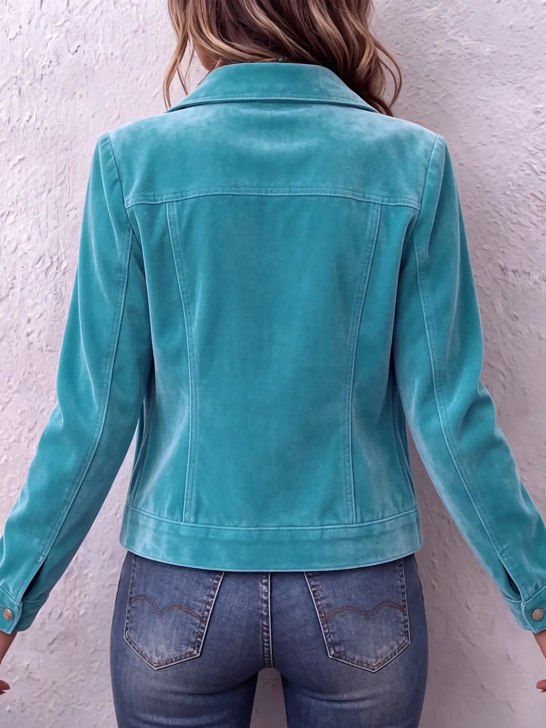 Women's Vintage Button Winter Coat (6)