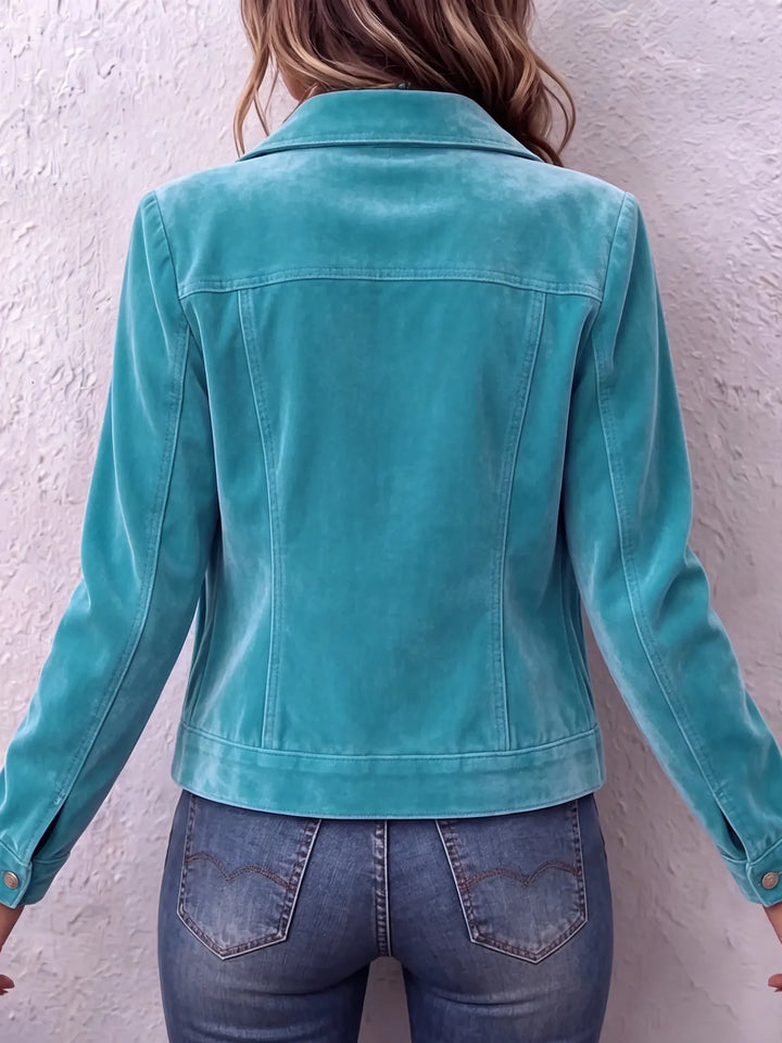 Women's Vintage Button Winter Coat (6)